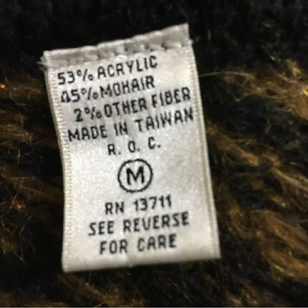 Valerie Stevens Leopard Print Sweater Size M